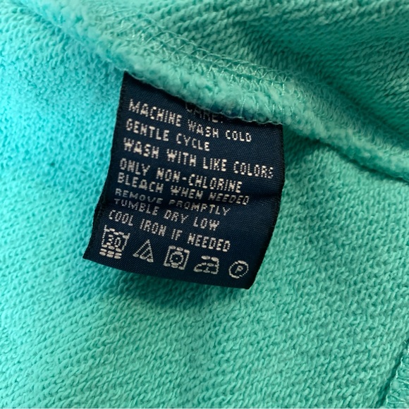 Ralph Lauren Sport Girls Sweatshirt Zip-up Hoodie sz S Teal - Picture 4 of 10